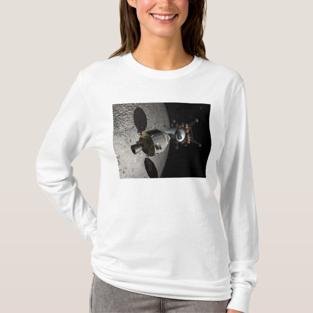 T-shirts Conceito do veículo de exploração da tripulação de (Frente)