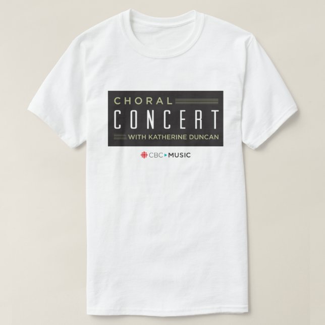 T-shirts Concertos Choral CBC (Frente do Design)
