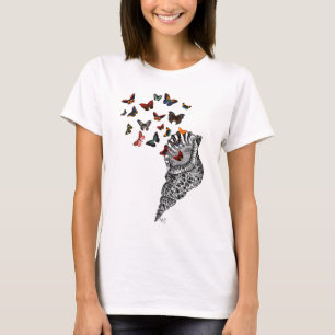 T-shirts Conch Shell e Borboletas 2