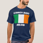 T-shirts Condado Sligo, Ireland com bandeira irlandesa<br><div class="desc">Condado Sligo,  Ireland com bandeira irlandesa</div>
