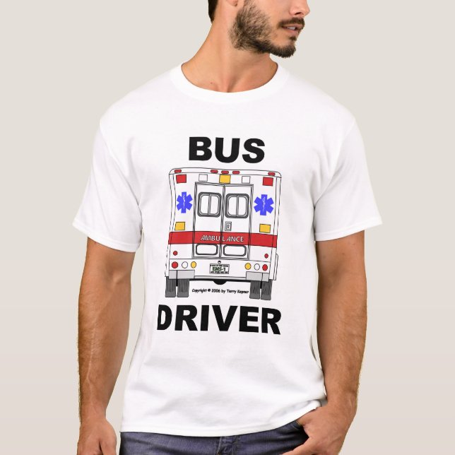 T-shirts Condutor de autocarro (Frente)