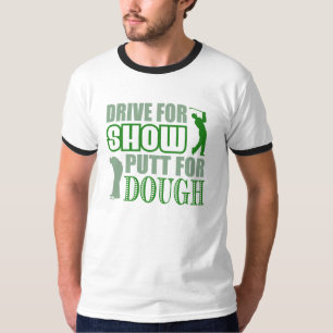 T-shirts Conduza para a tacada leve da mostra para a massa