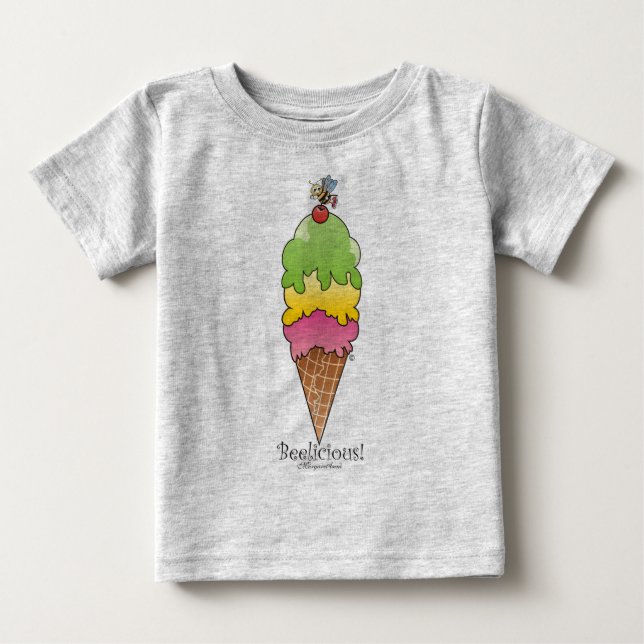 T-shirts Cone do sorvete (Frente)