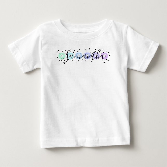 T-shirts Confete de Aquarela (Frente)