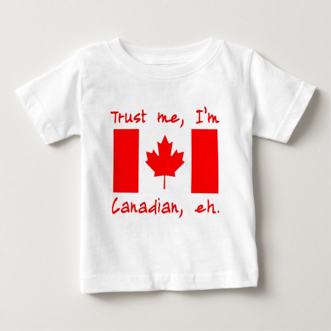 T-shirts Confie em mim, sou canadense Products (Frente)