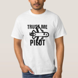 T-shirts Confie em mim sou piloto