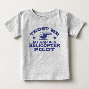T-shirts Confie que eu meu pai é um piloto do helicóptero