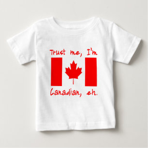 T-shirts Confie que eu mim é produtos canadenses