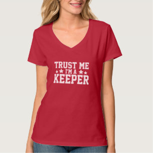 T-shirts Confie que eu mim é um depositário