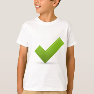 T-shirts confirme-679245 VERDE MARCA DE VERIFICAÇÃO CORRE