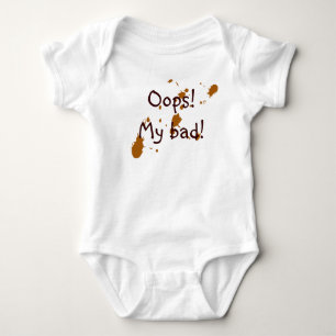 T-shirts Confusão do bebê "MEU MAU! "