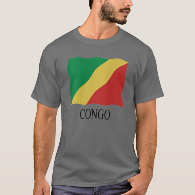 T-shirts Congo Flag (Frente)