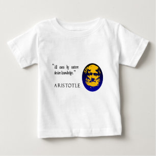 T-shirts Conhecimento de Aristotle