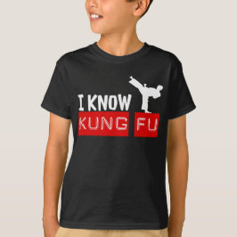 T-shirts Conheço KUNG FU Graphic Tee