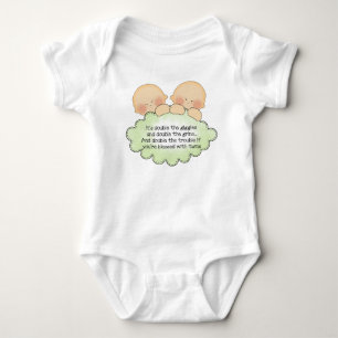 T-shirts Conjunto de tutu de bebê menina gêmeas