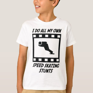 T-shirts Conluios de patinagem da velocidade
