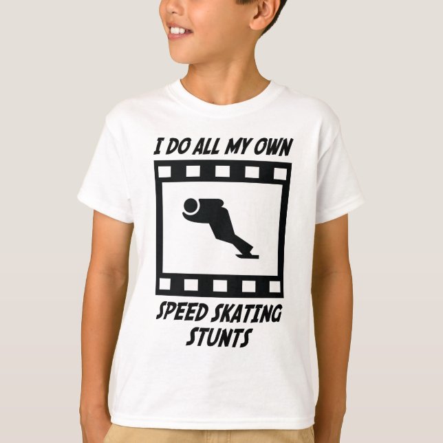 T-shirts Conluios de patinagem da velocidade (Frente)