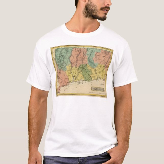 T-shirts Connecticut 2 (Frente)