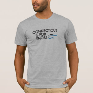 T-shirts Connecticut é para snobes