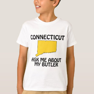 T-shirts Connecticut - Pergunte-me Sobre Meu Mordomo