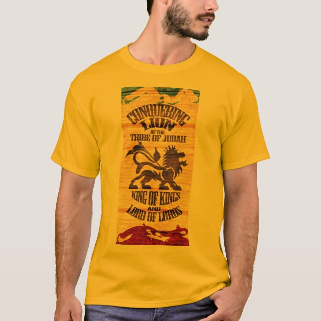 T-shirts Conquistador Dourado (Frente)