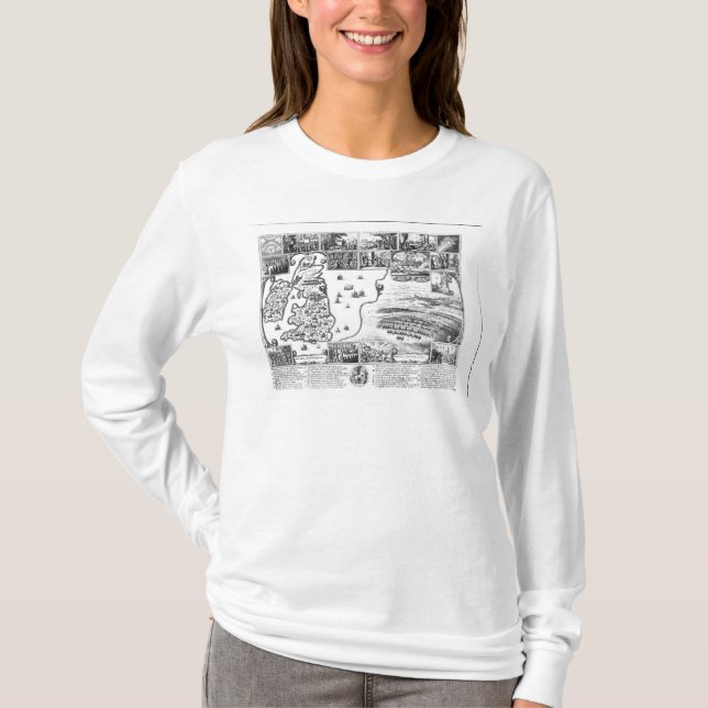 T-shirts Conquistas de Gustavus II Adolphus (Frente)