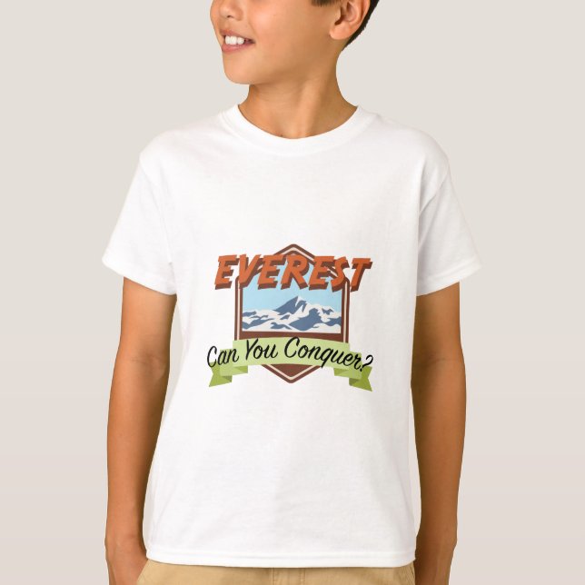 T-shirts Conquiste Everest (Frente)