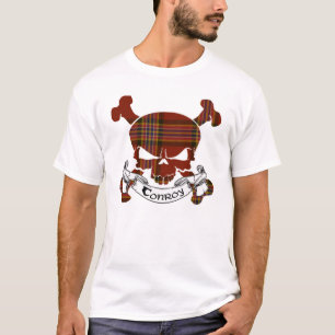 T-shirts Conroy Tartan Skull