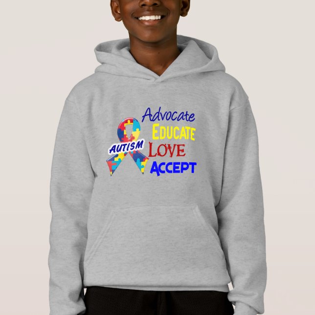 T-shirts Consciência do Autismo (Frente)