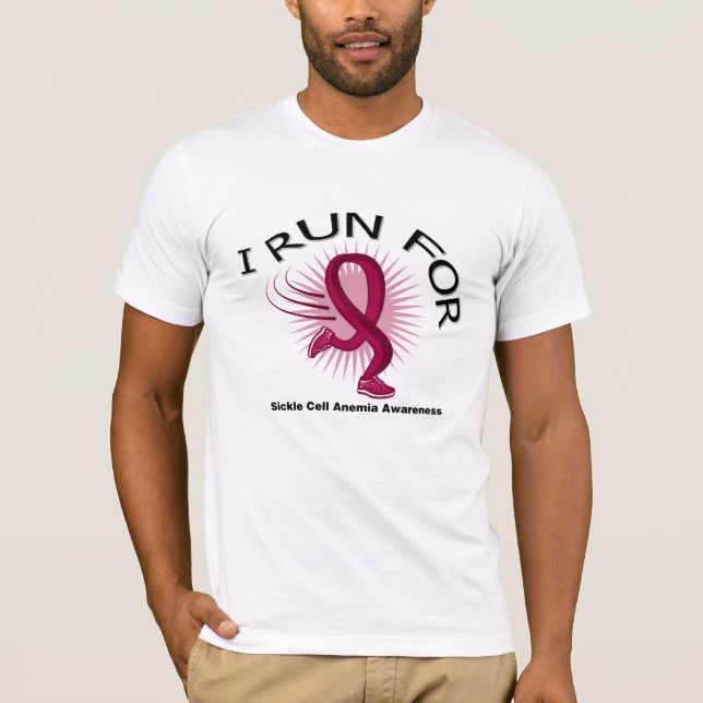 T-shirts Consciência que eu funciono para a anemia da (Frente)