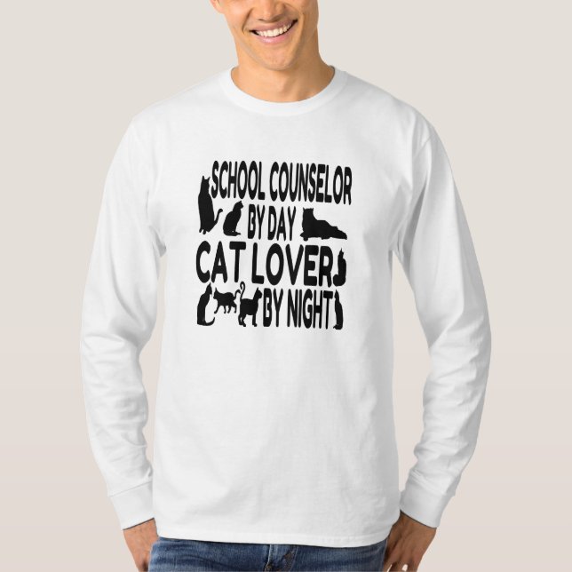 T-shirts Conselheiro da Cat Lover School (Frente)