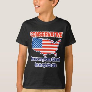 T-shirts Conservador - anti Obama