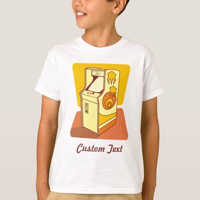 T-shirts Consola de jogos em altura (Frente)