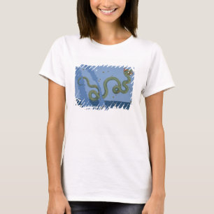 T-shirts Constelação de cabeça de Serpens e de cauda de