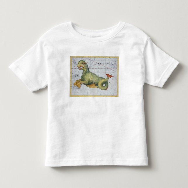 T-shirts Constelação de Cetus a baleia, 'do atlas Coel (Frente)