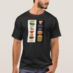 T-shirts Construa um hamburguer