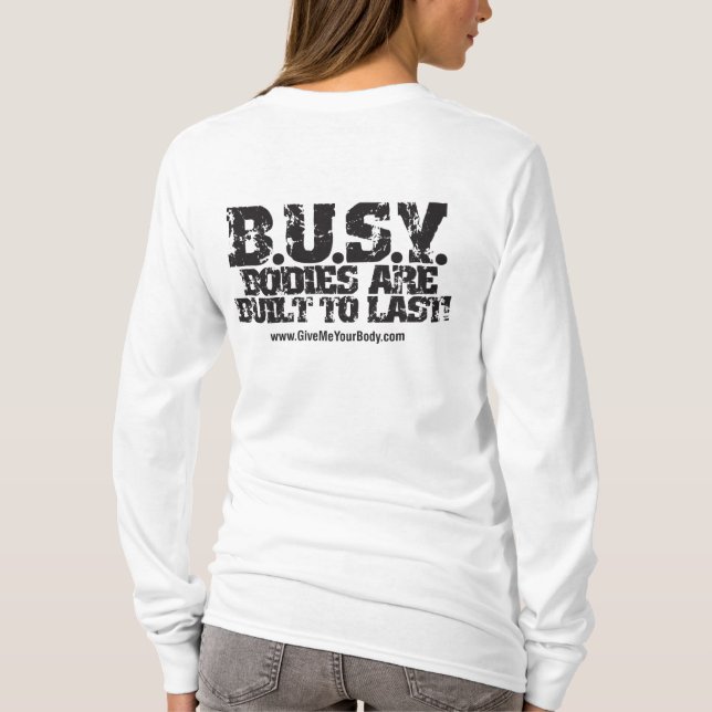 T-shirts Construído ao último (Verso)