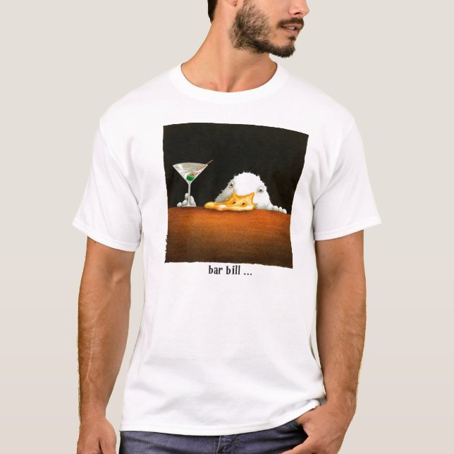 T-shirts Conta de bar… (Frente)