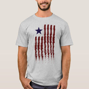 T-shirts Contemporâneo da bandeira americana