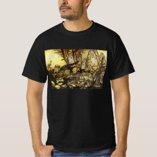 T-shirts Conto de Fadas Vintage, Grupo de Trabalhadores por