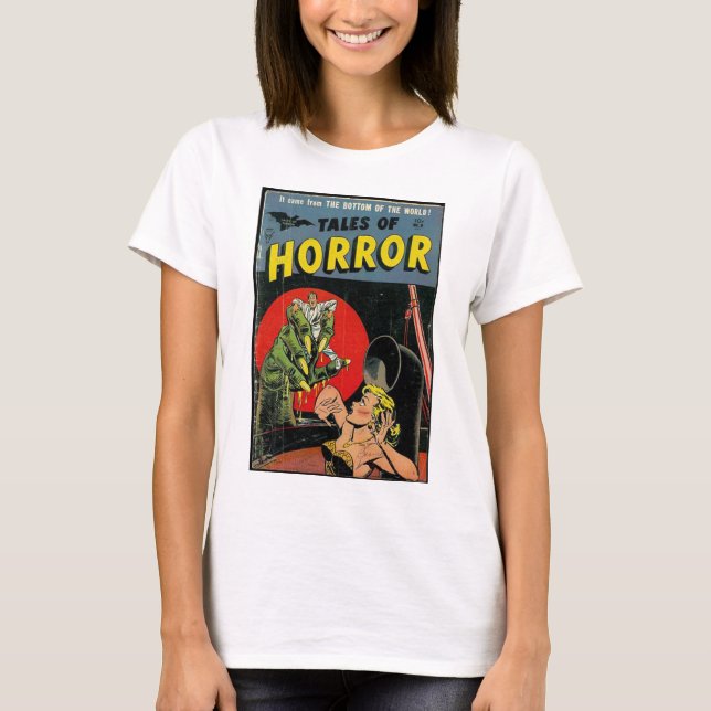 T-shirts Contos do horror cómicos (Frente)