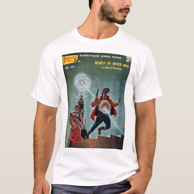 T-shirts Contos imaginativos - arte 1957.7_Pulp (Frente)