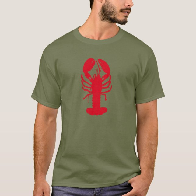 T-shirts Contos vermelhos da lagosta (Frente)