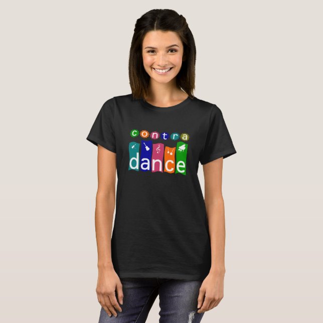 T-shirts Contra a dança 0218 (Frente Completa)