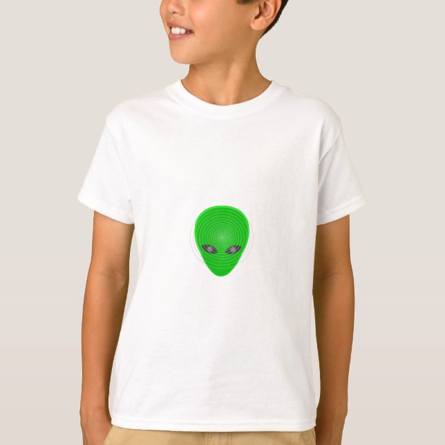 T-shirts Controle da cabeça da alienígena (Frente)