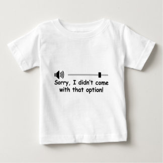 T-shirts Controle de volume