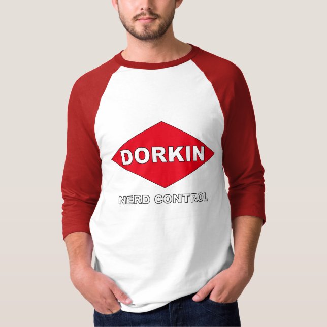 T-shirts Controle do nerd de Dorkin (Frente)