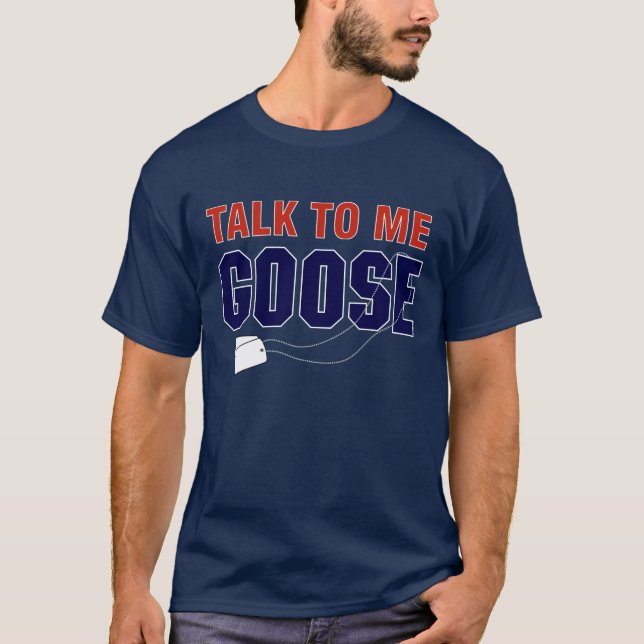 T-shirts Conversa a mim ganso (Frente)