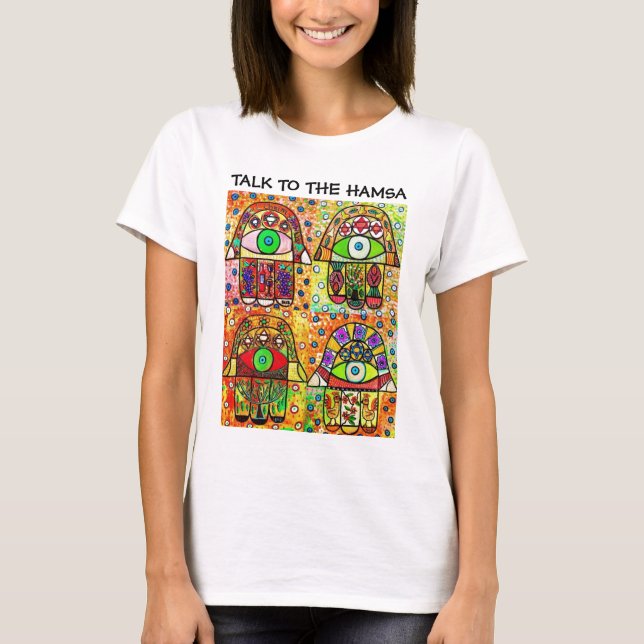 T-shirts Conversa ao Hamsa (Frente)