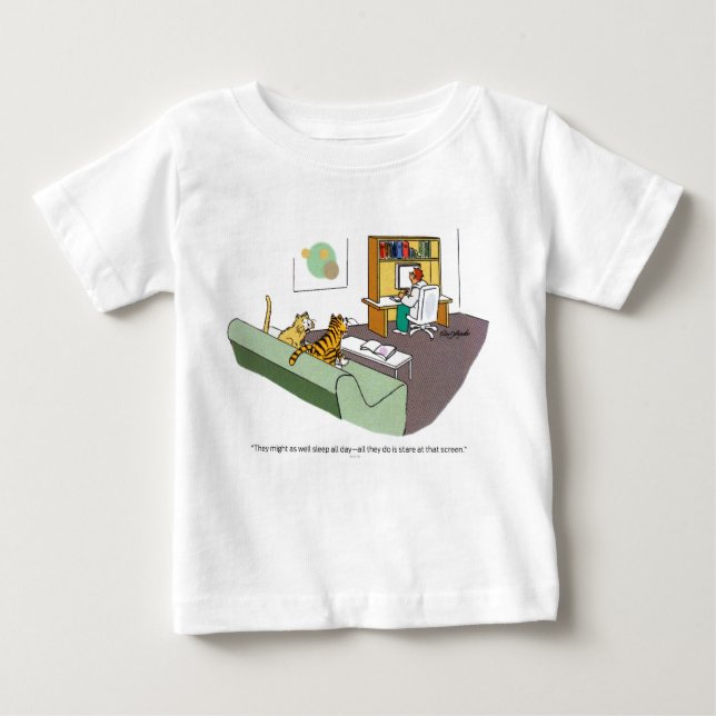 T-shirts Conversa do gato (Frente)